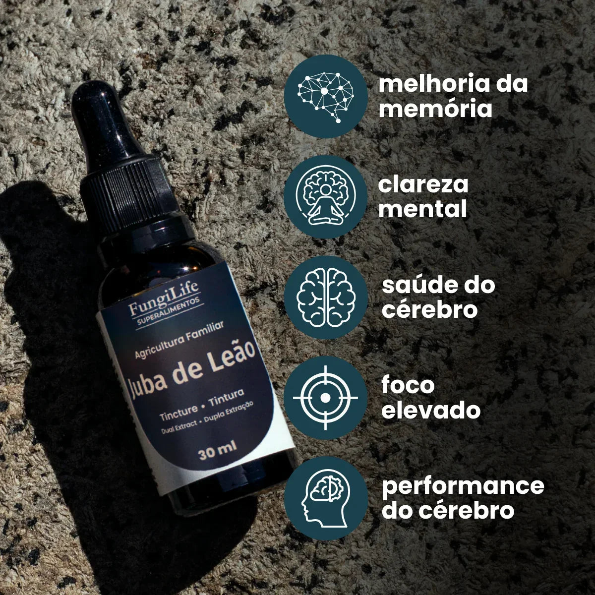 Cogumelo Juba de Leão | Extrato Líquido 30ml