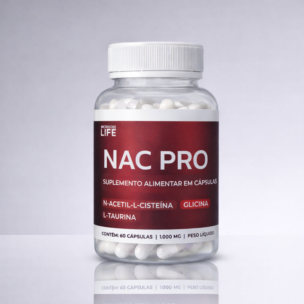 Nac Pro - Nac + Glicina e Taurina (60 Capsulas)
