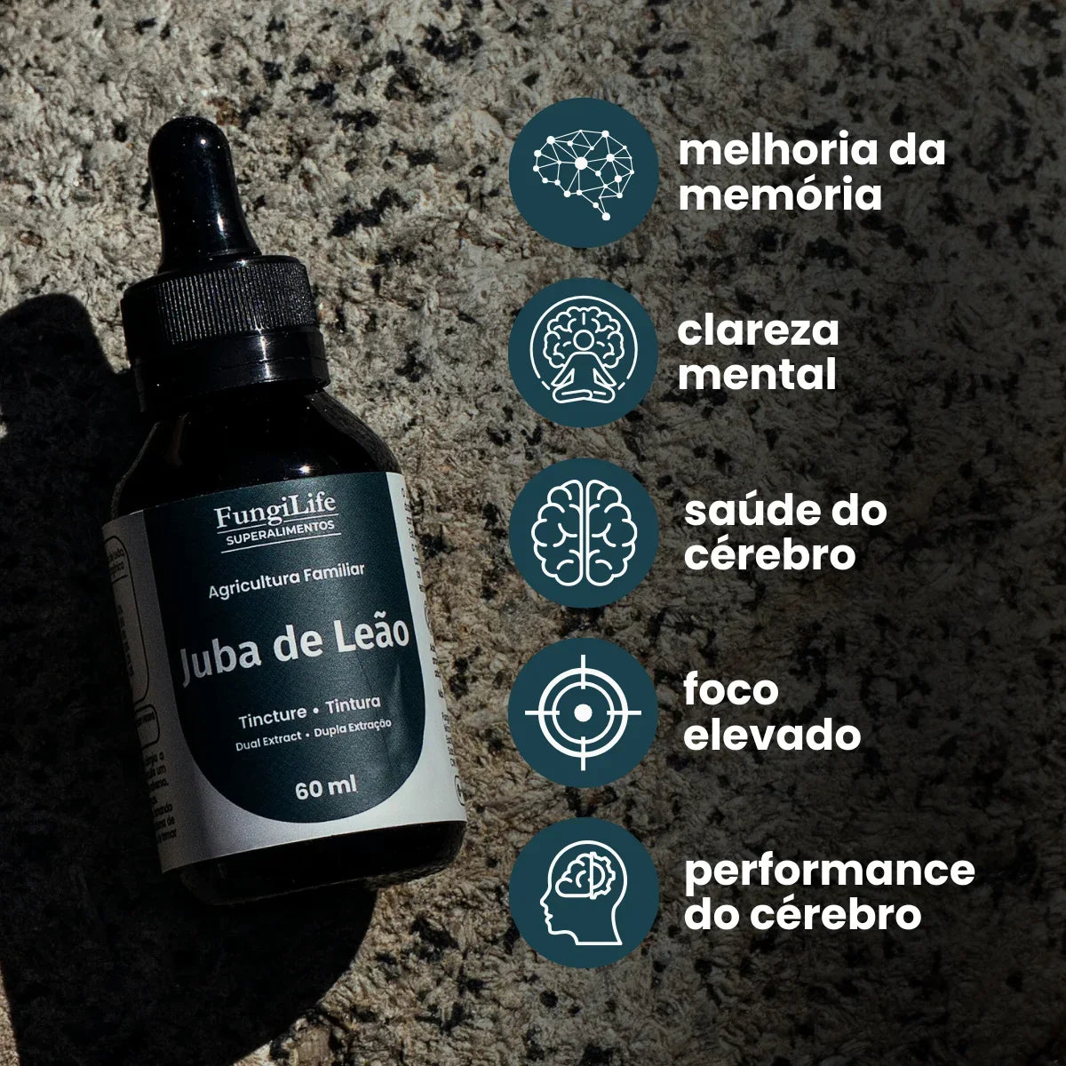 Cogumelo Juba de Leão | Extrato Líquido 60ml